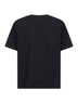 Black jersey logo patch T-shirt<BR/>