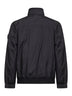 Black lightweight nylon rep jacket