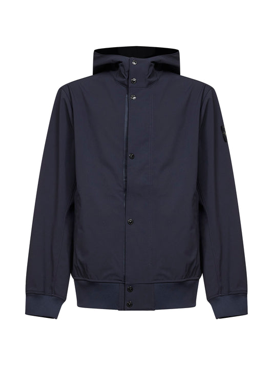 Blue Light Soft Shell-R hooded jacket