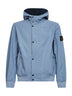 Giacca con cappuccio in Light Soft Shell-R avio