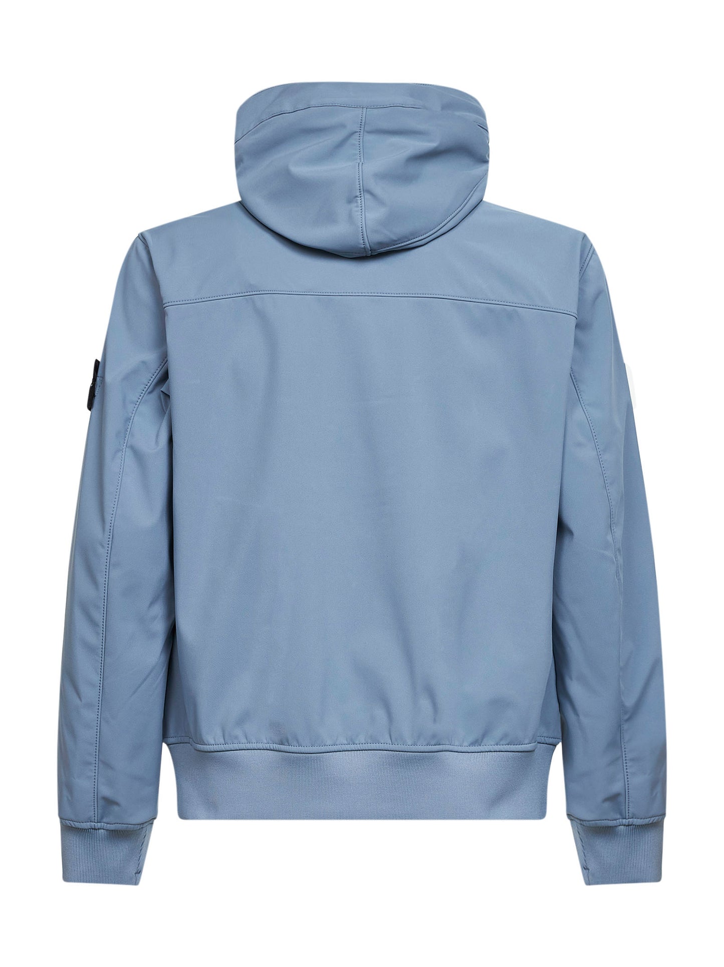 Giacca con cappuccio in Light Soft Shell-R avio