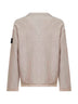 Maglia in misto cotone a punto morbido deserto