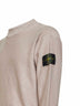 Maglia in misto cotone a punto morbido deserto