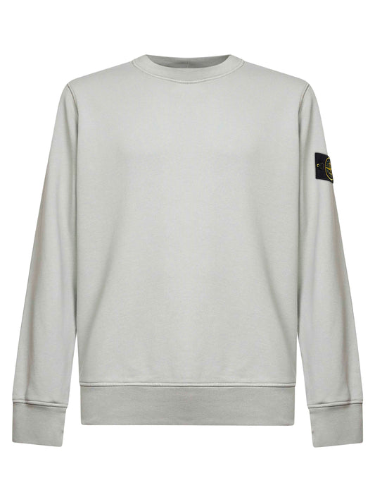 Sage green organic cotton crewneck sweatshirt