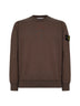 Umber organic cotton crewneck sweatshirt