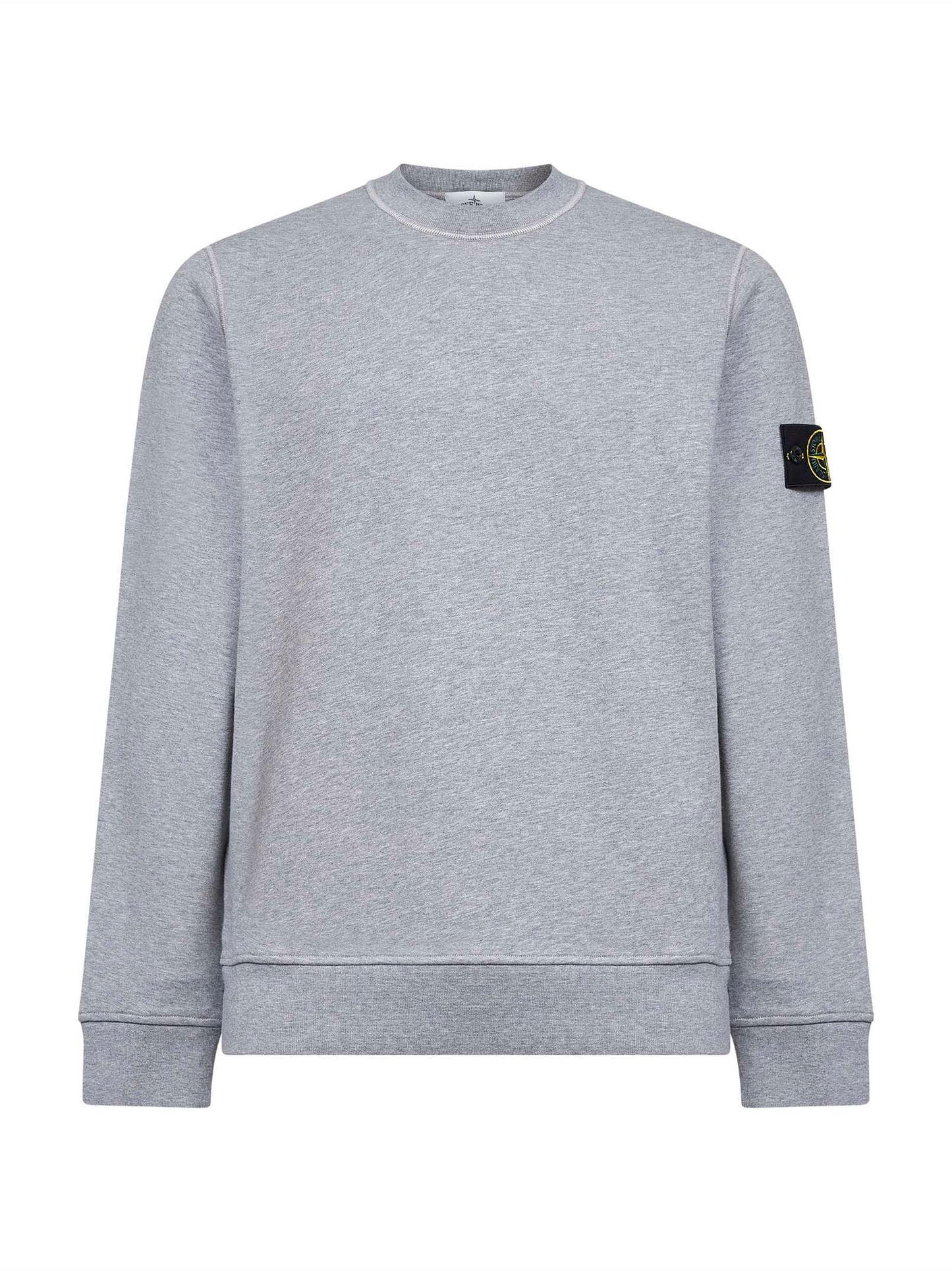 Dark grey organic cotton crewneck sweatshirt