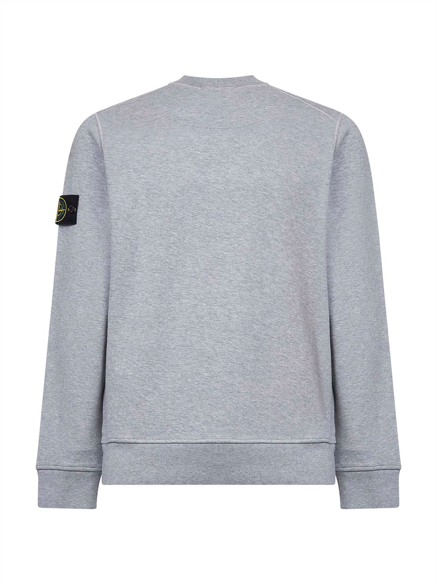 Dark grey organic cotton crewneck sweatshirt