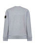 Dark grey organic cotton crewneck sweatshirt