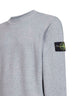 Dark grey organic cotton crewneck sweatshirt