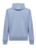 Avio blue organic cotton hoodie