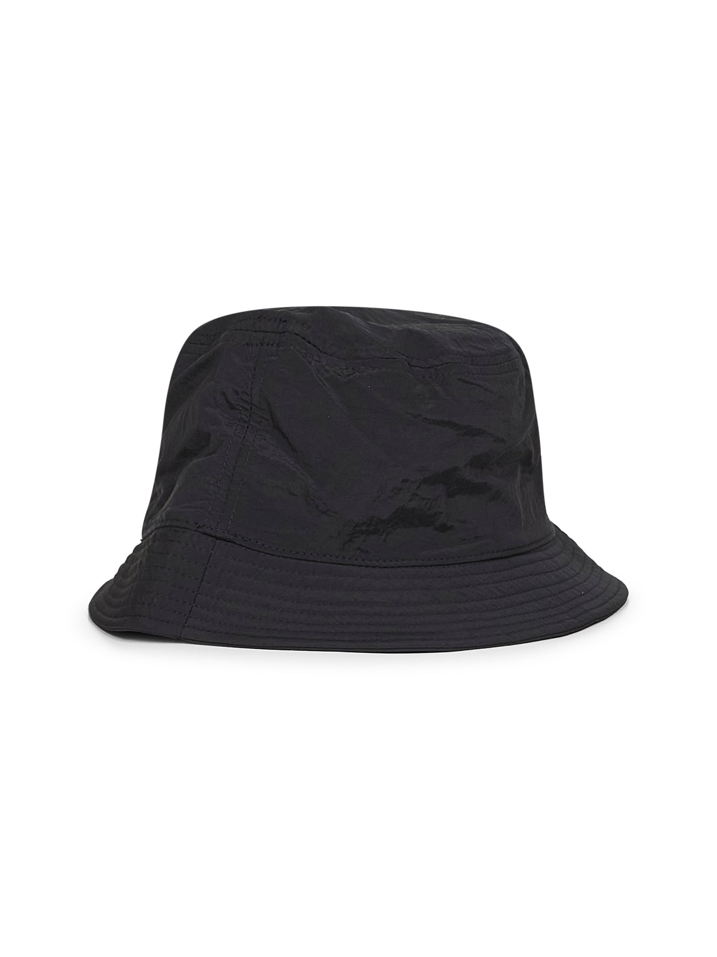 Cappello da pescatore in nylon nero<BR/>