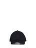 Black cotton rep baseball cap