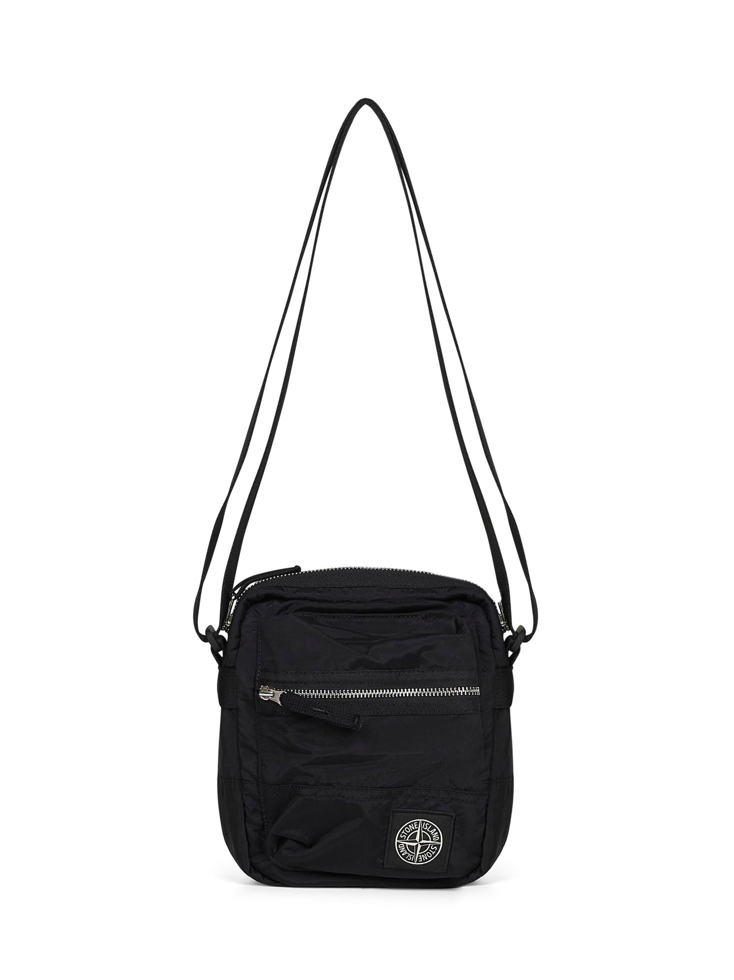 Black crossbody pouch bag