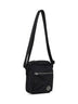 Black crossbody pouch bag