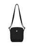 Black crossbody pouch bag