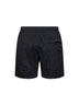 Black Nylon Metal swim shorts<BR/>