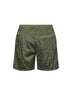 Military green Nylon Metal swim shorts