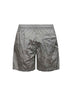 Pearl grey Nylon Metal swim shorts
