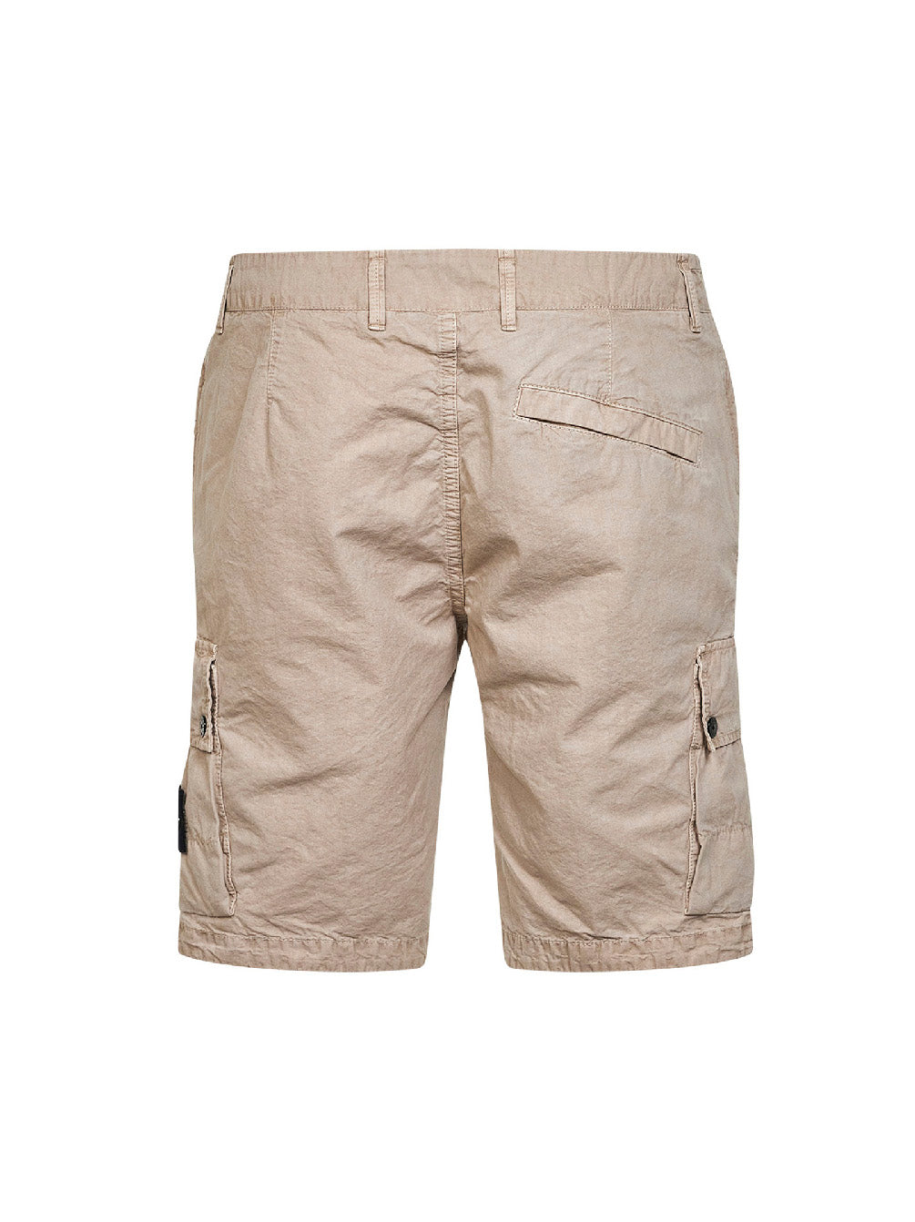 Bermuda cargo in twill di cotone biologico deserto