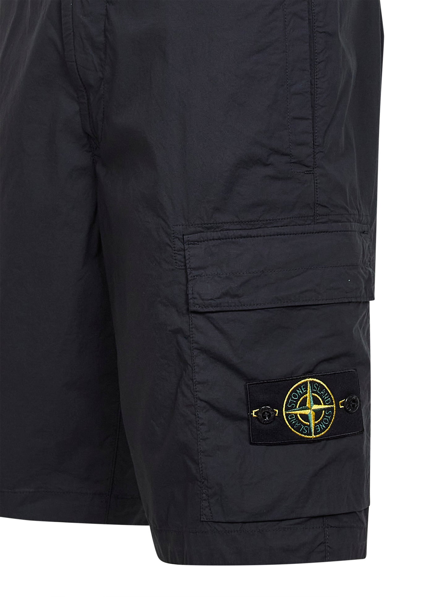 Bermuda cargo in tela "Paracadute" blu