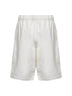 Salt slub cotton twill Ikaria Bermuda shorts