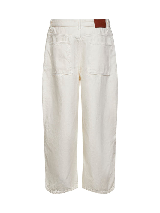 Parchment cotton denim Paolo jeans