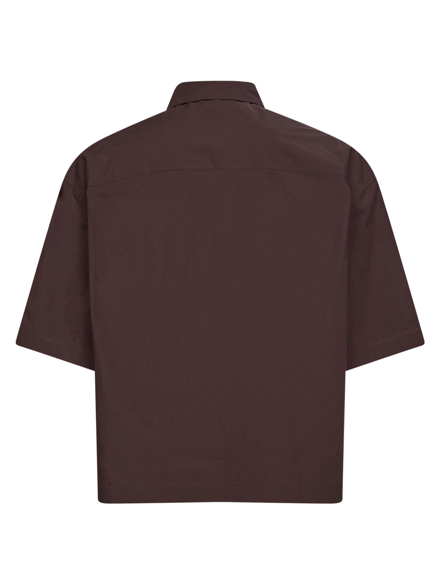Cocoa poplin Sanko boxy shirt