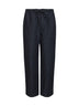 Indigo cotton and linen twill Sonny trousers