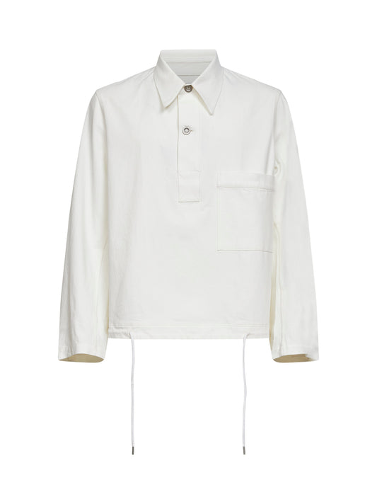 Salt slub cotton twill Stowe polo shirt