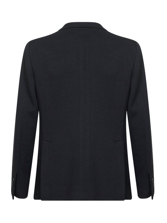 Giacca monopetto Montecarlo in jersey nero