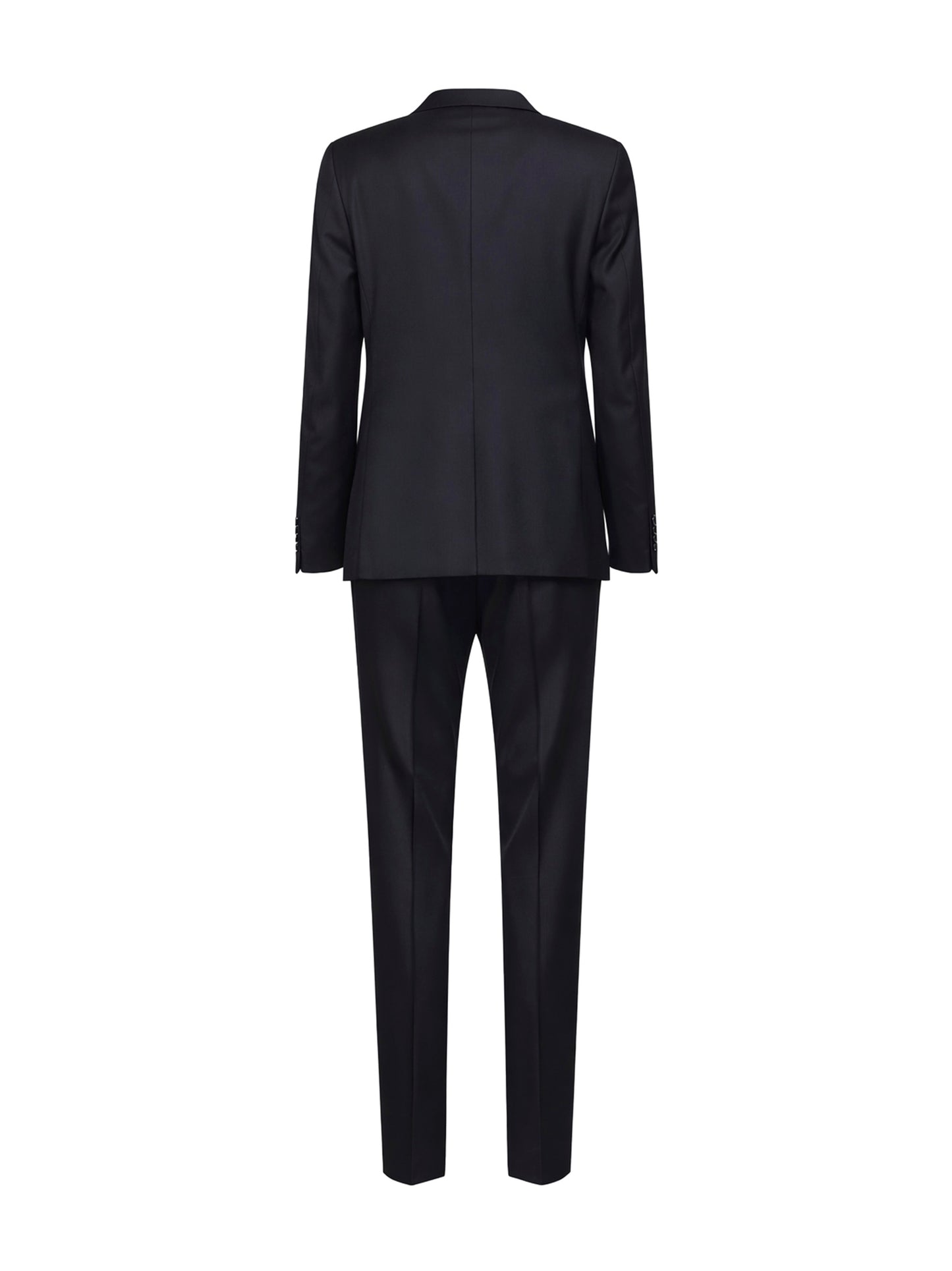 Abito monopetto Bruce in lana vergine blu
