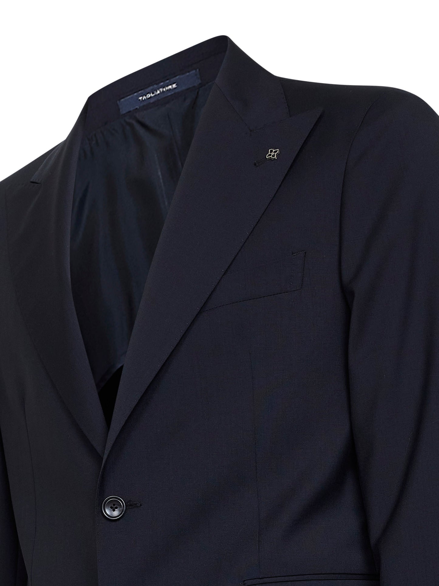 Abito Vesuvio monopetto in lana vergine blu