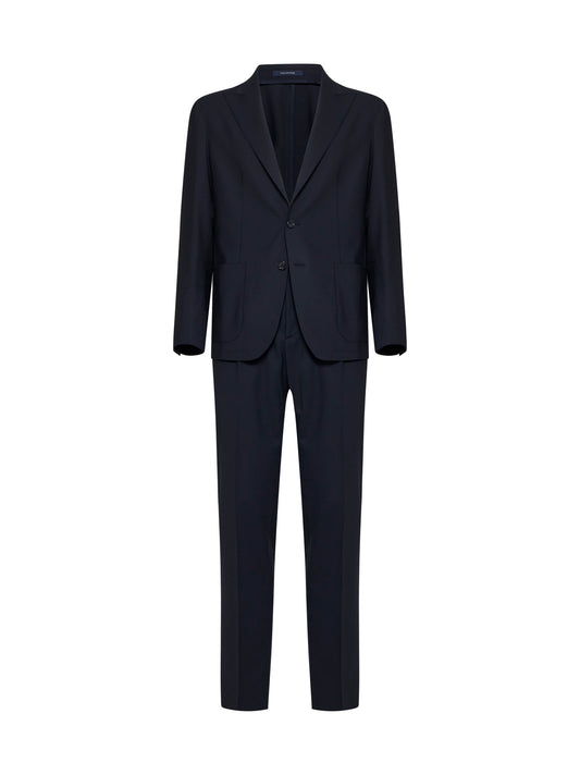 Single-breasted wool suit