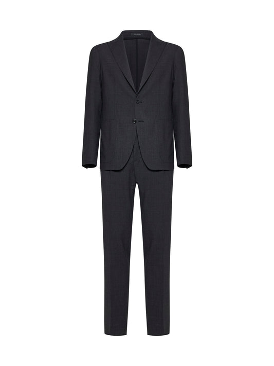 Single-breasted wool suit