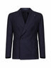 Giacca doppiopetto Montecarlo in lana vergine stretch blu