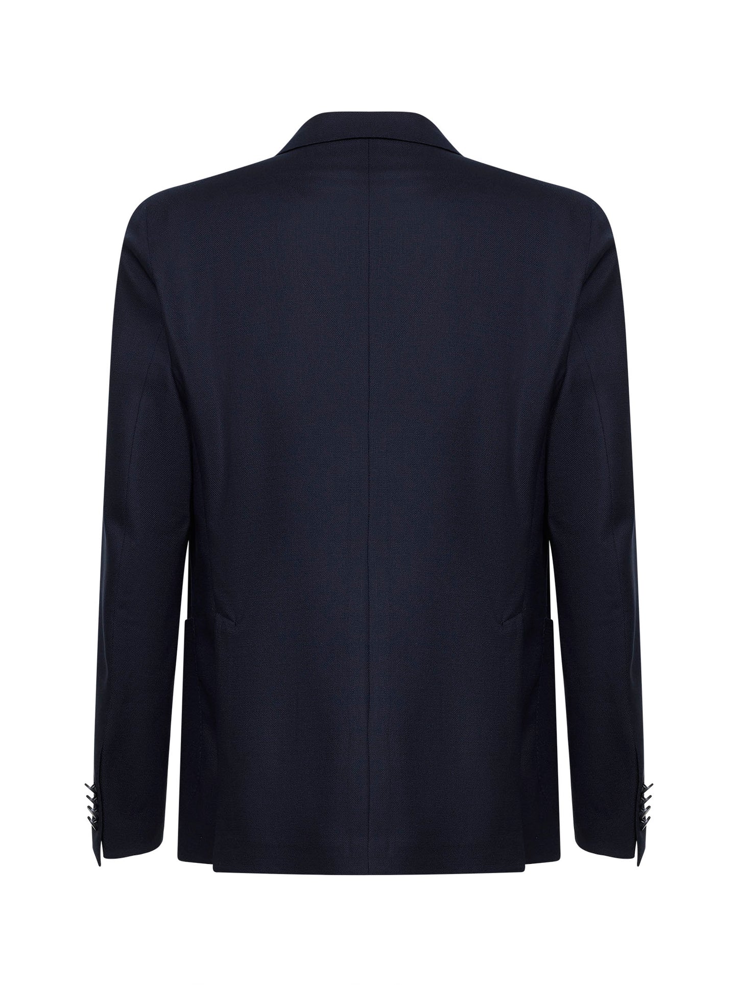 Giacca doppiopetto Montecarlo in lana vergine stretch blu