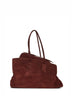 Brown "La Passeggiata Medium" top handle bag