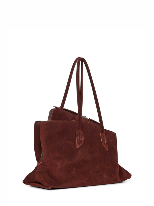 Brown "La Passeggiata Medium" top handle bag