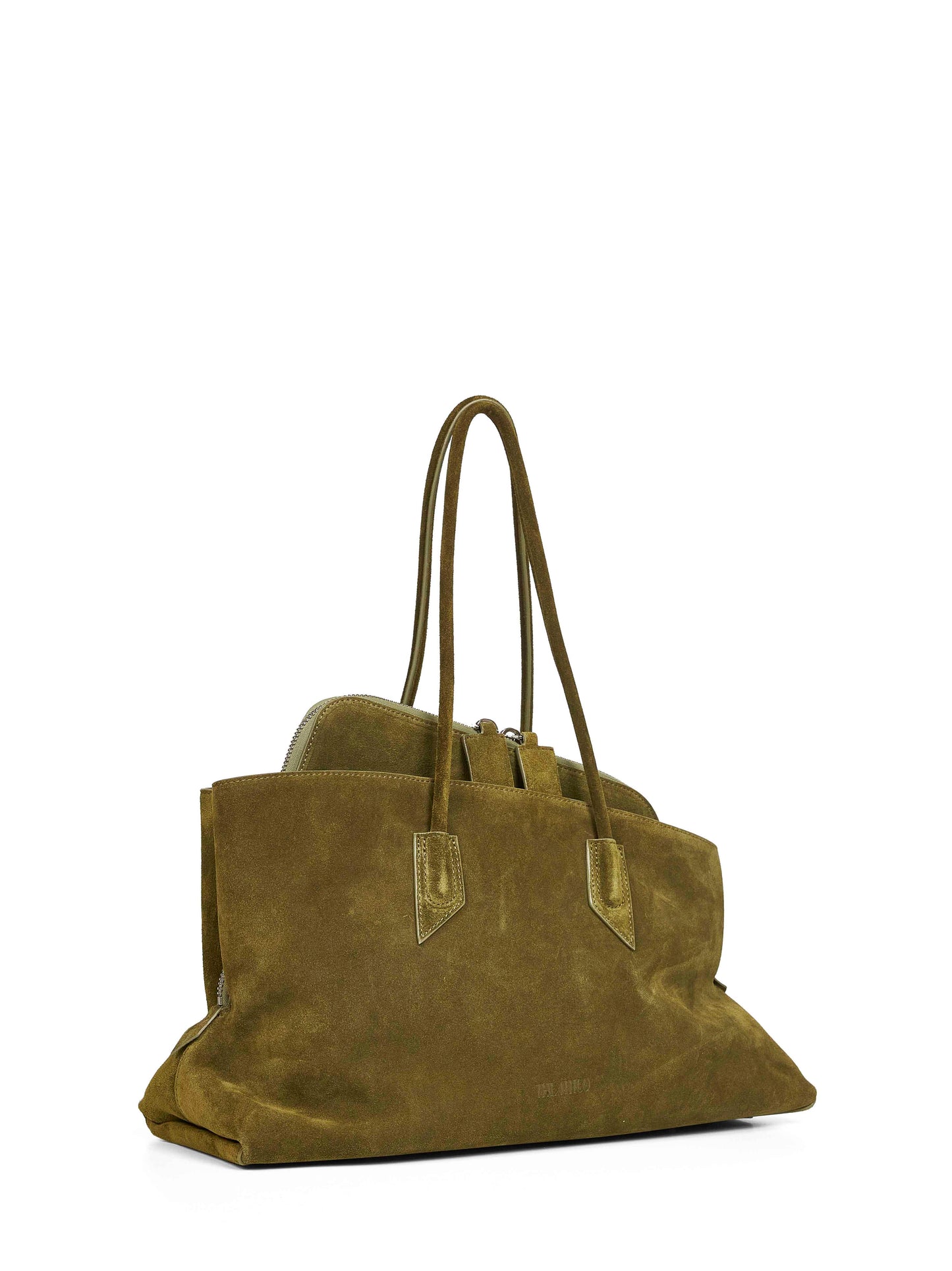 Khaki "La Passeggiata Medium" top handle bag