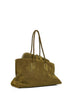 Khaki "La Passeggiata Medium" top handle bag