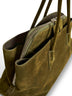 Khaki "La Passeggiata Medium" top handle bag