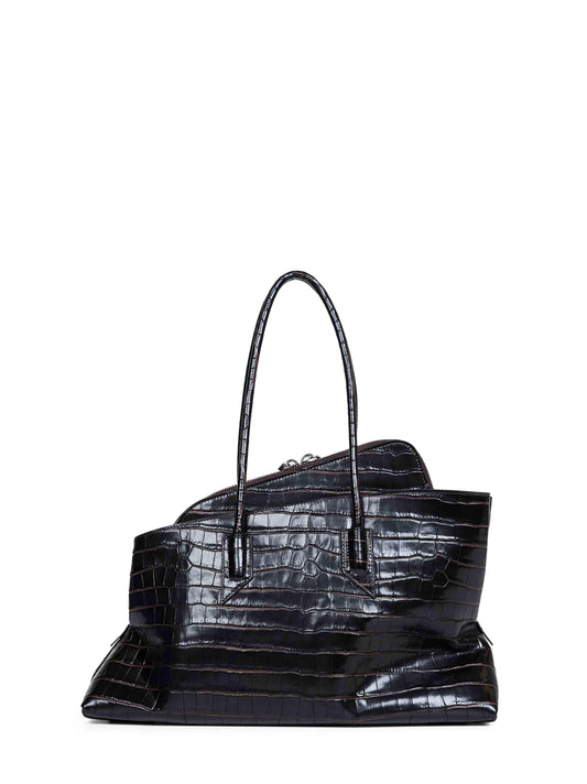 Borsa top handle "La Passeggiata Medium" caffè