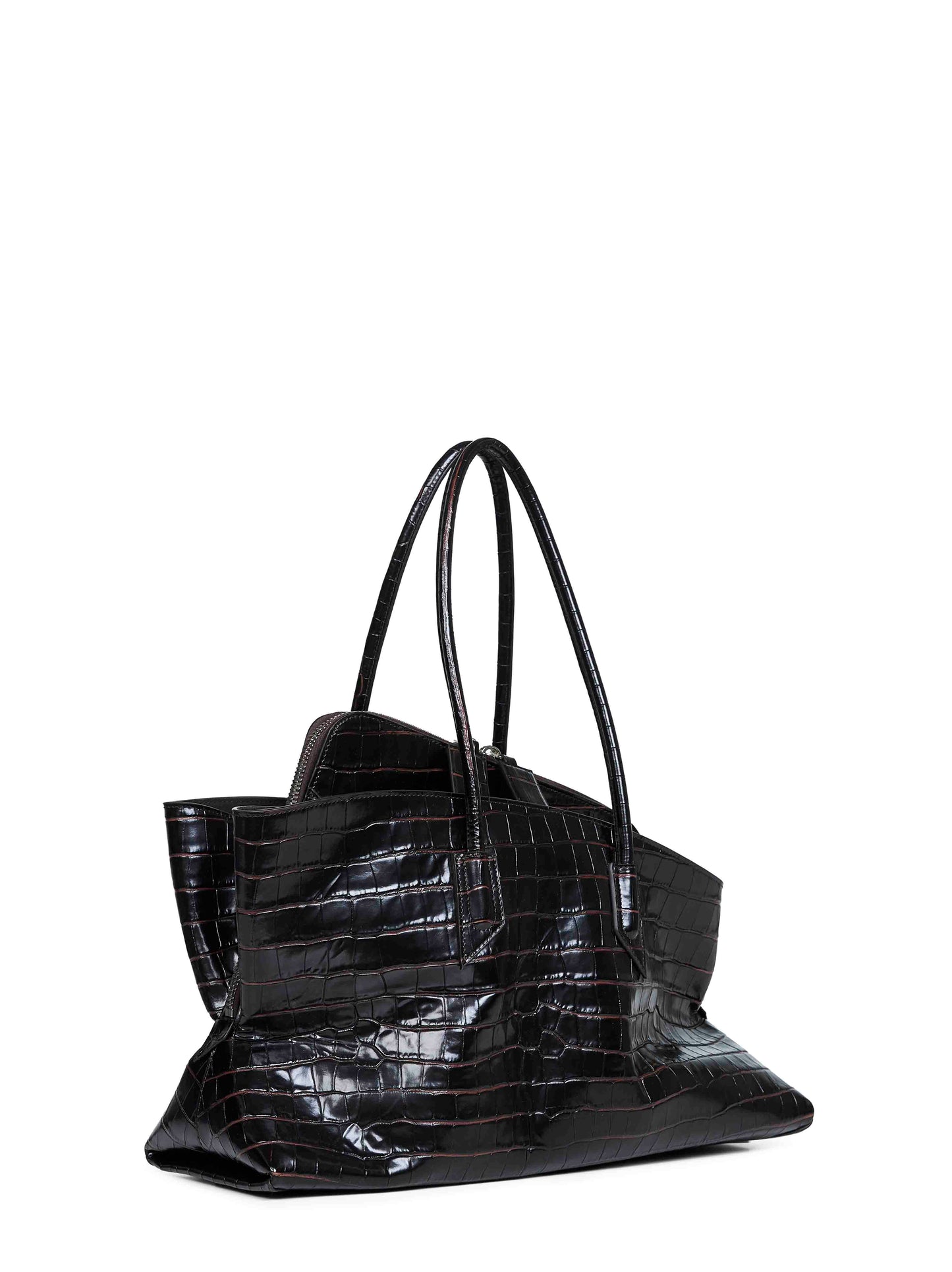 Borsa top handle "La Passeggiata Medium" caffè