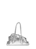 Borsa top handle "La Passeggiata Small" argento