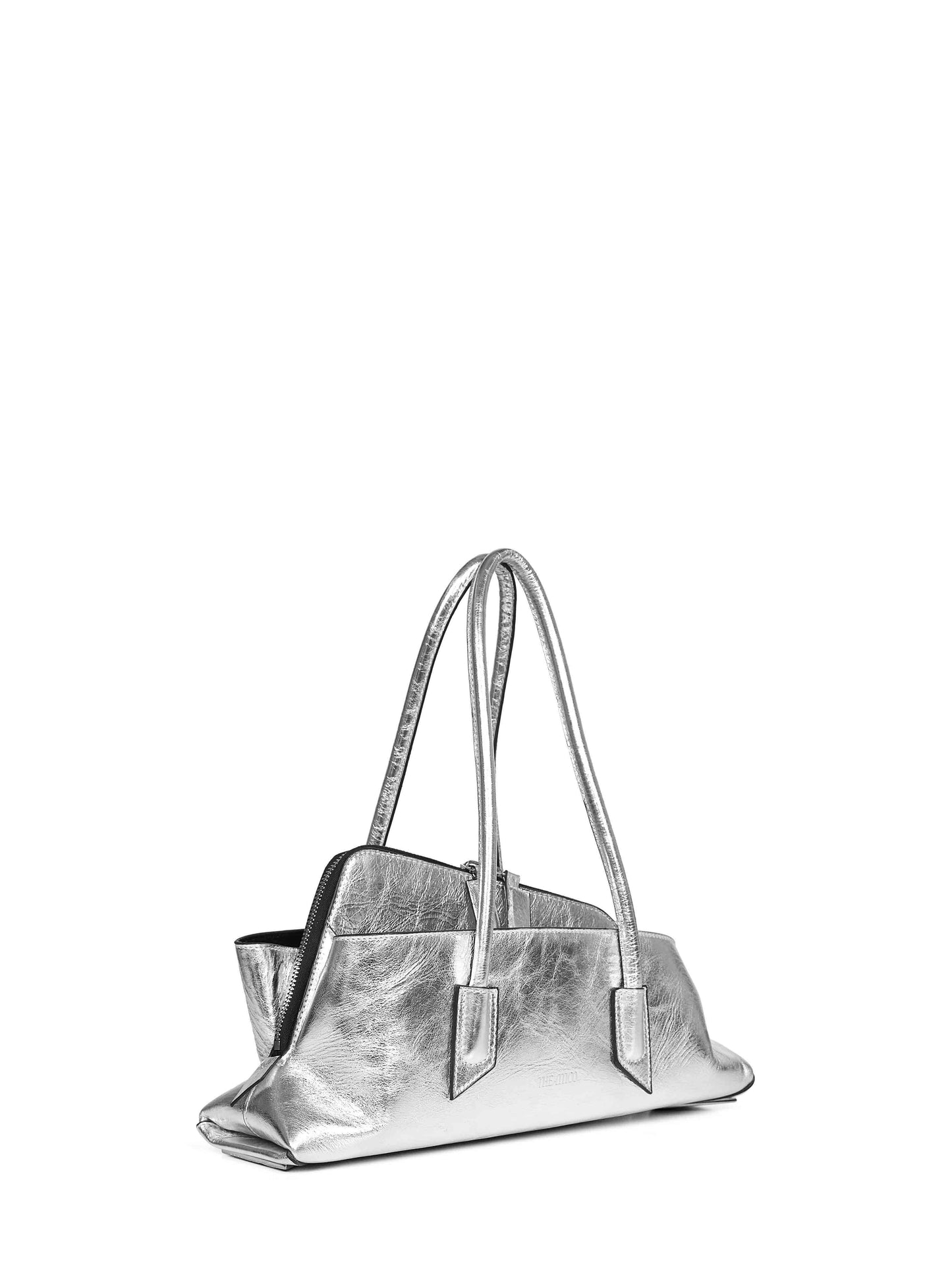 Borsa top handle "La Passeggiata Small" argento