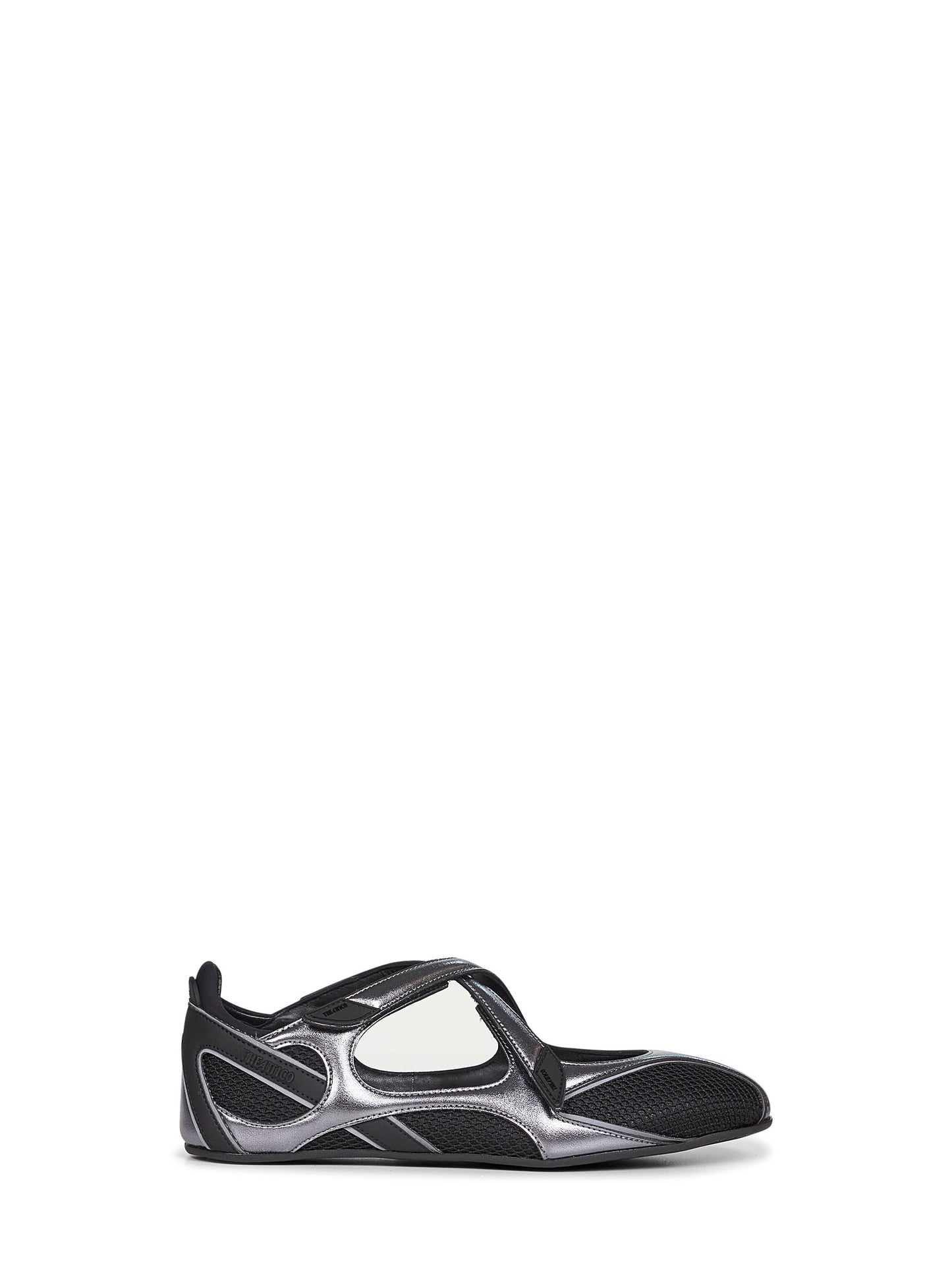 Black "Floor 01" ballet flats