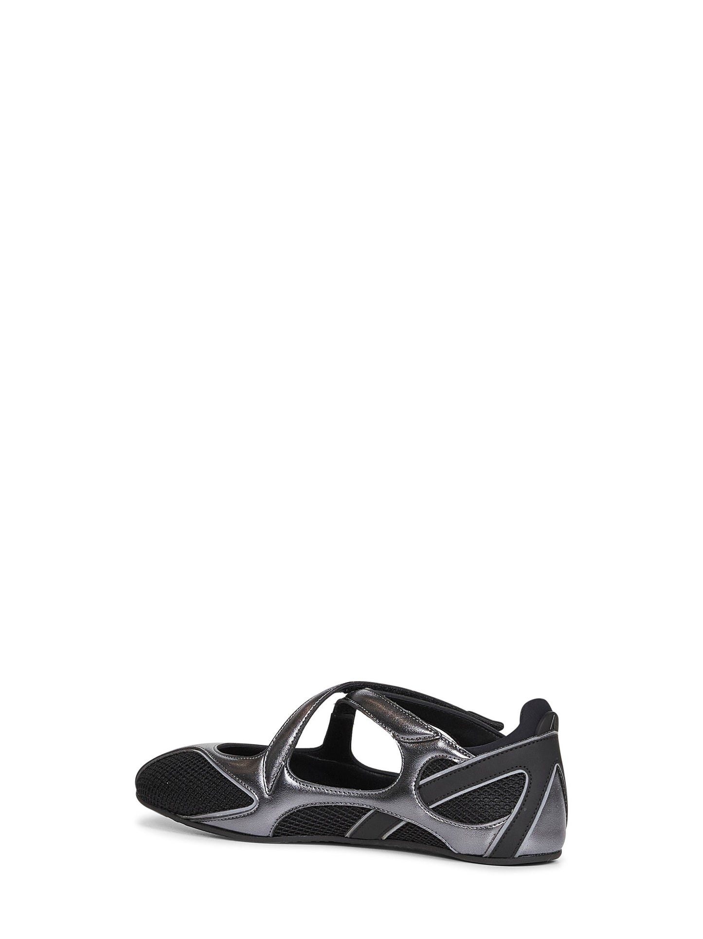 Black "Floor 01" ballet flats