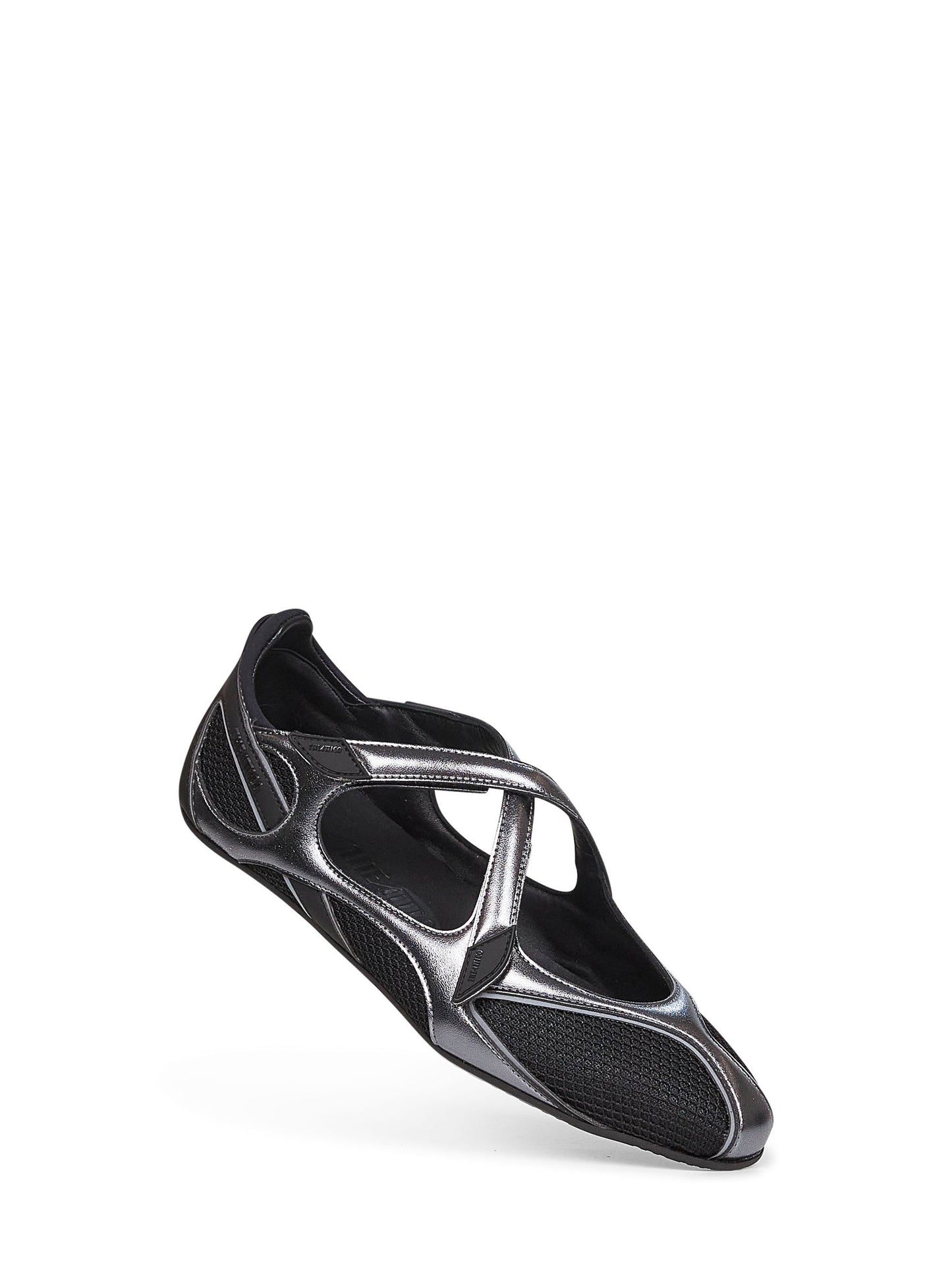 Black "Floor 01" ballet flats