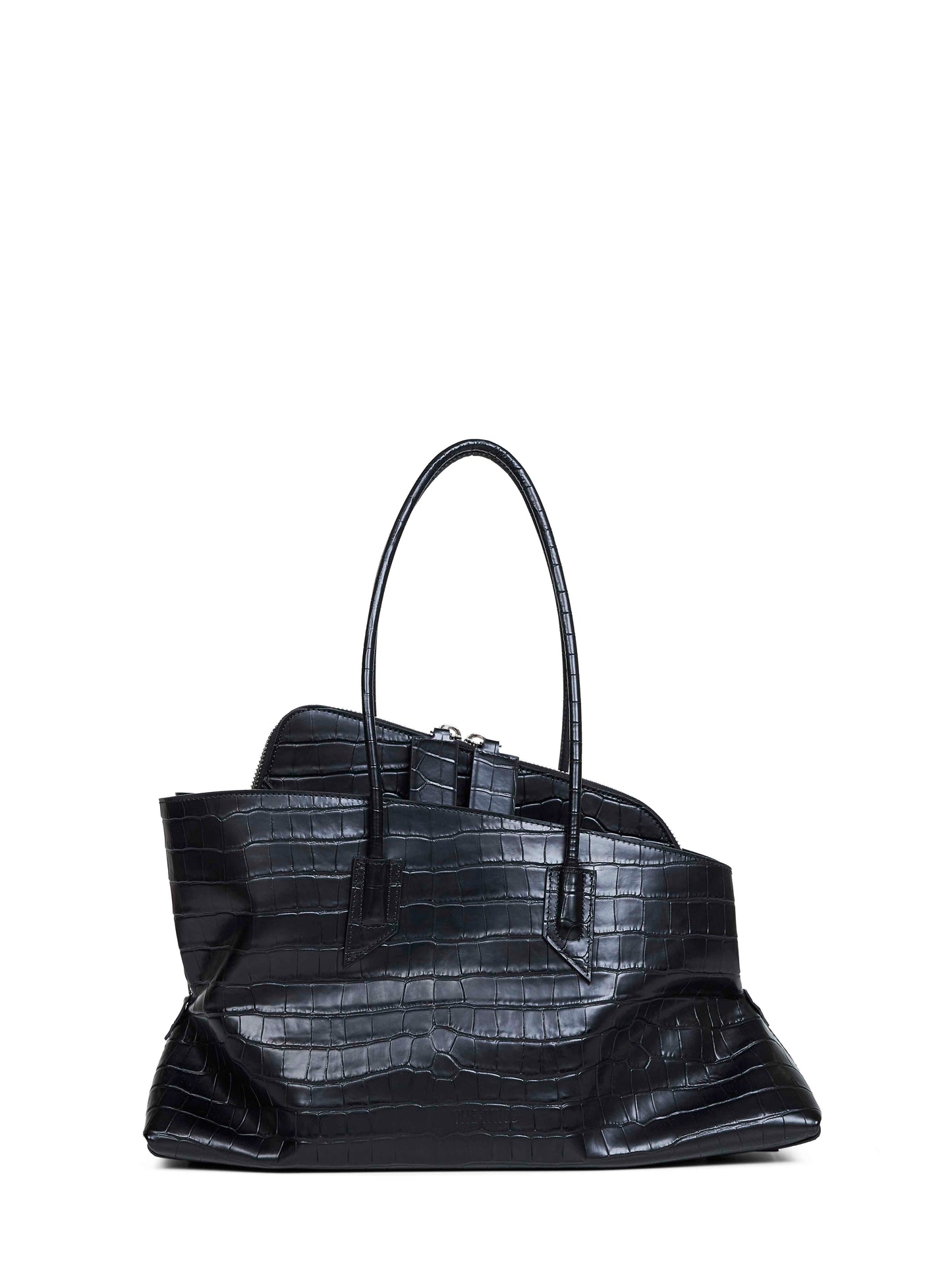 Black "La Passeggiata Medium" top handle bag