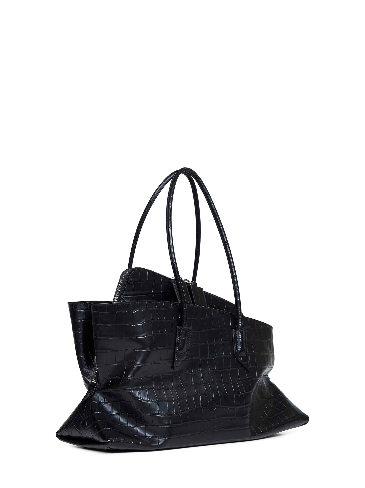 Black "La Passeggiata Medium" top handle bag